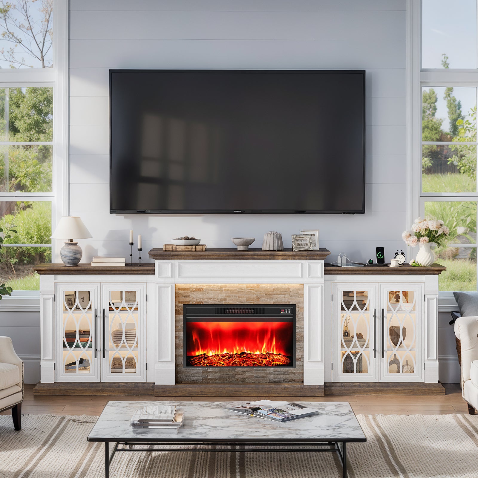 Fireplace TV Stand